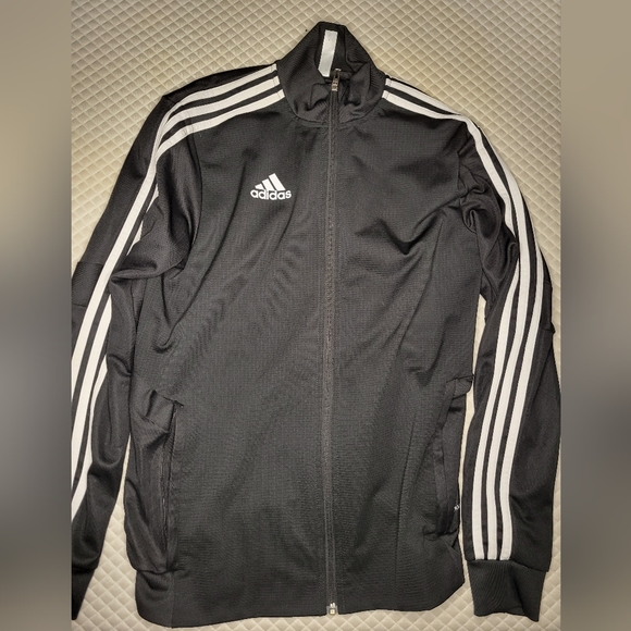 Adidas black track jacket - Picture 1 of 4